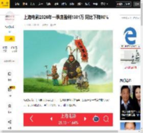 上海电影2026年一季度盈利1301万 同比下降80%_净利润_全国_票房